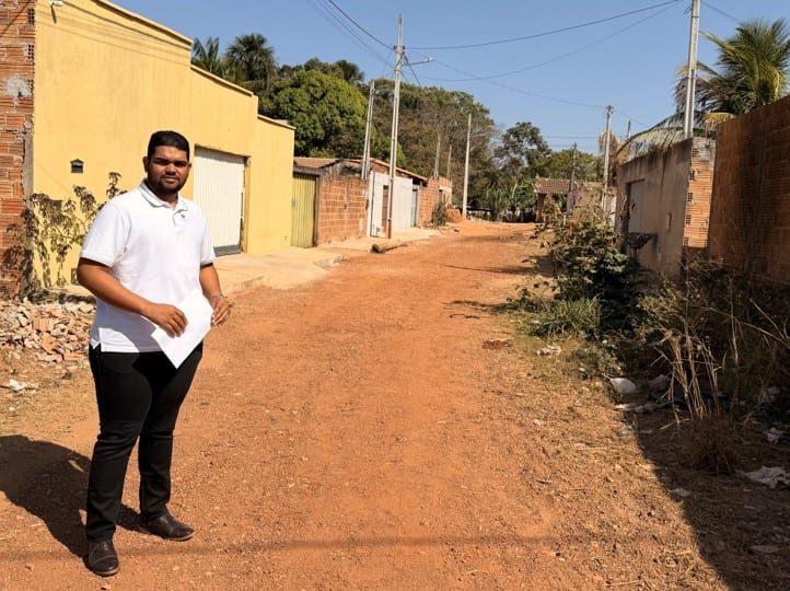 Vereador pede pavimentação e drenagem em viela de 70 metros em Gurupi