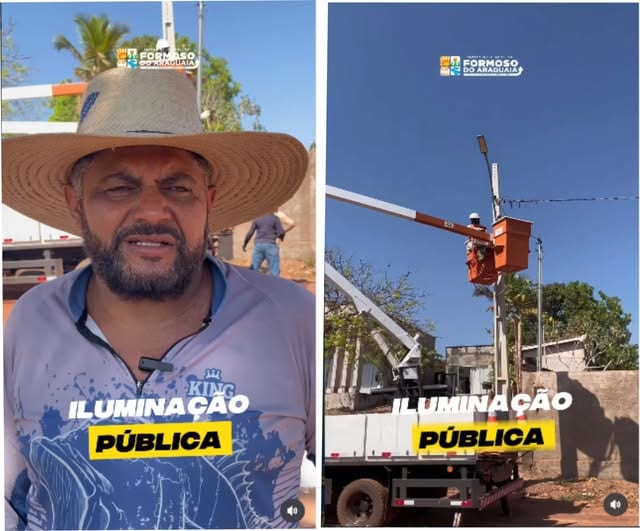 Formoso do Araguaia anuncia manutenção da iluminação pública