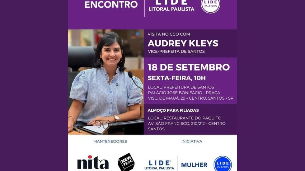 LIDE Mulher reúne Audrey Kleys e empresárias para visita ao CCO de Santos