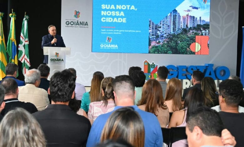Goiânia lança programa Sua Nota, Nossa Cidade com prêmios de até R$ 8 milhões