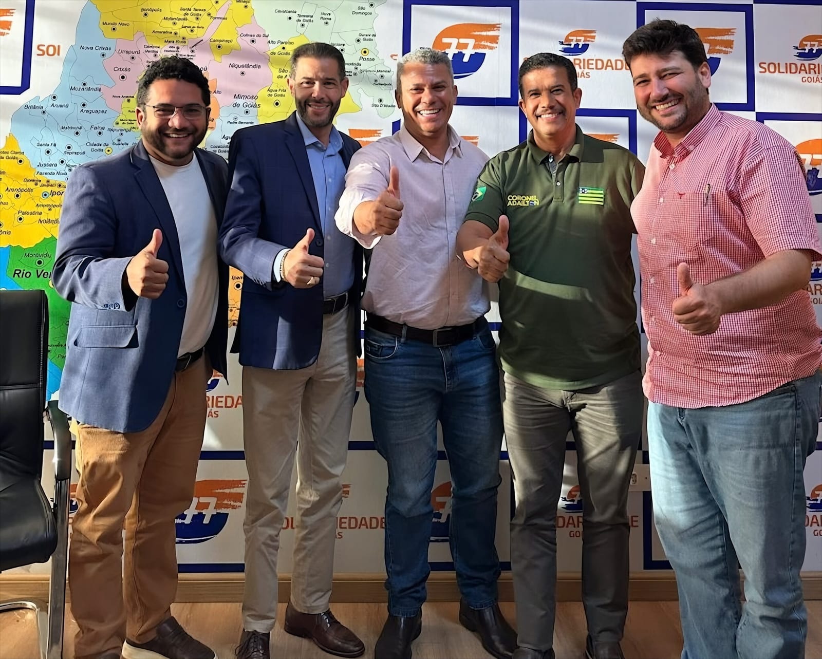 Denes amplia dobradinha com Anderson Teodoro, Wagner Neto, Coronel Adailton e Júlio Pina