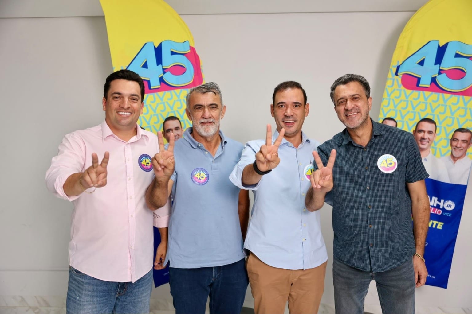 2º turno: Do PSD de Laurez, Gutierres Torquato e Luciano Oliveira declaram apoio a Vicentinho Júnior