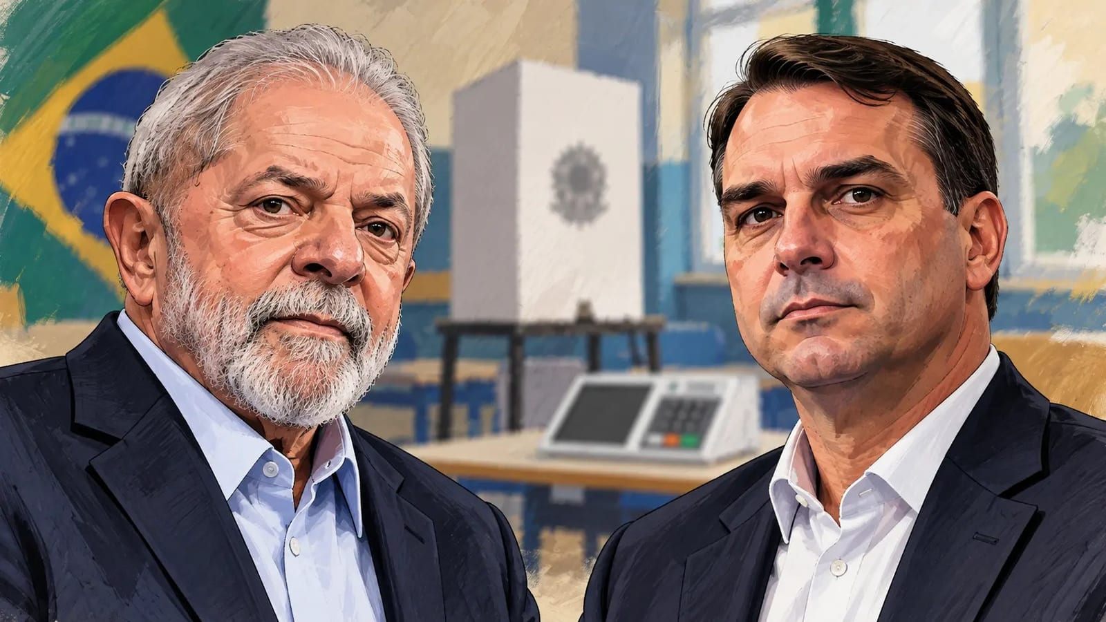 Lula e Flávio Bolsonaro podem empatar? Veja quem vence nesse caso