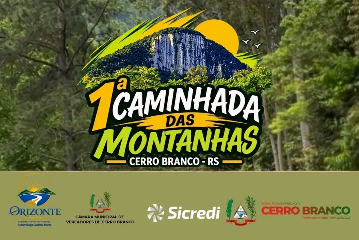 Cerro Branco promove 1ª Caminhada nas Montanhas