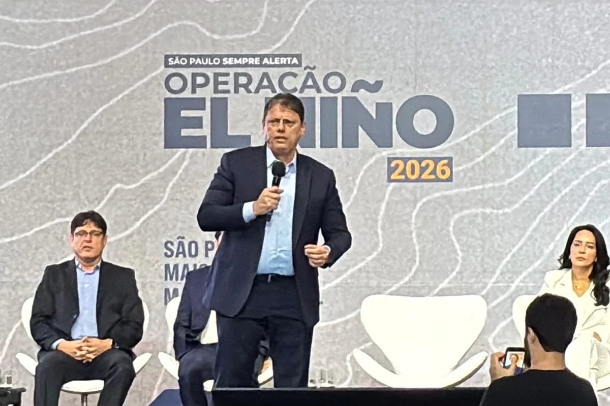 "Não adianta alerta se cidadão não fizer sua parte", diz Tarcísio pós-chuva