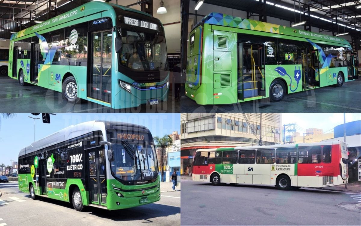 Vereador propõe plano para Santo André substituir ônibus a diesel por elétricos