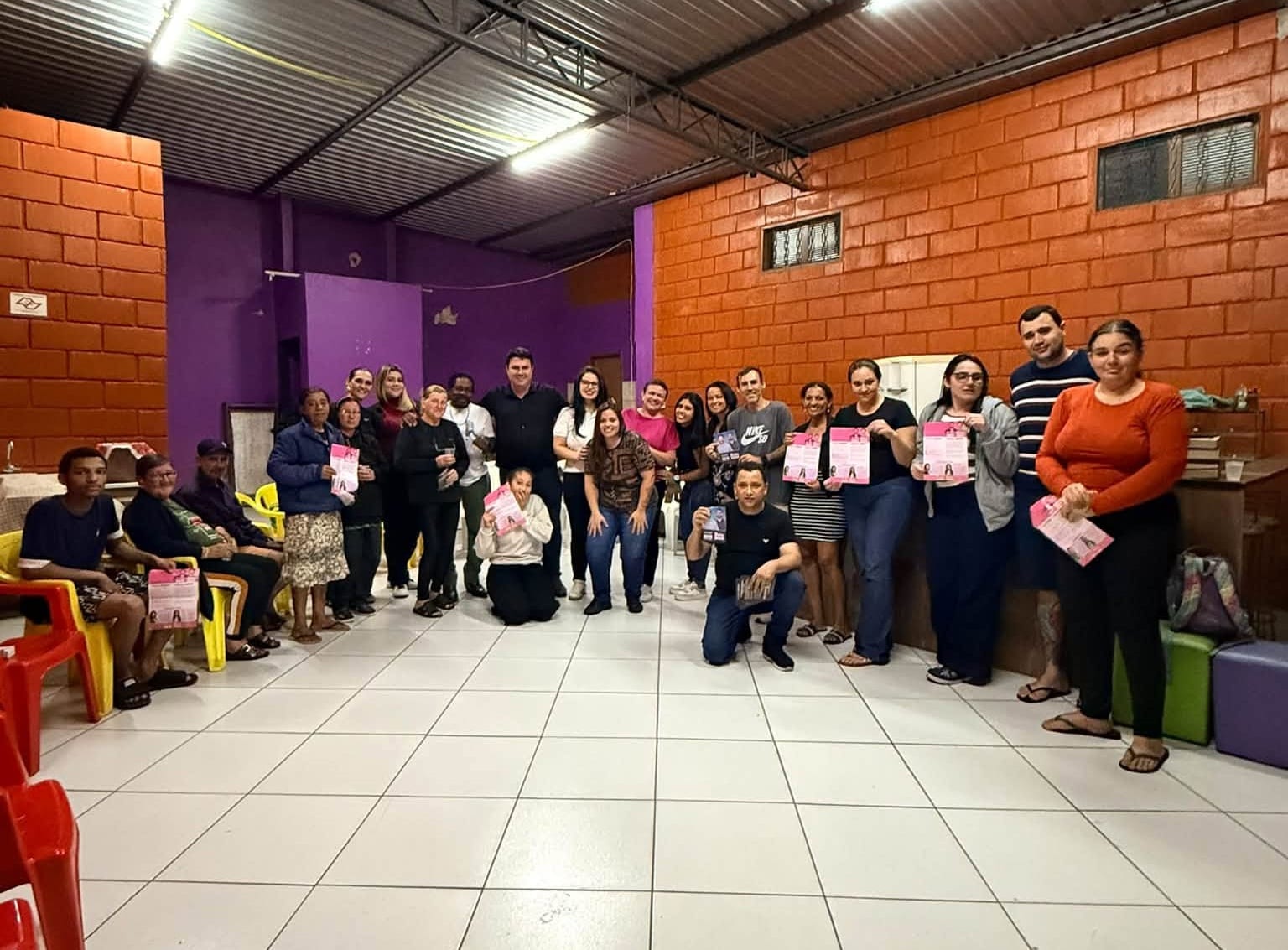 Prefeito Claudemir Borges se reúne com moradores do São Manoel, em Leme (SP)