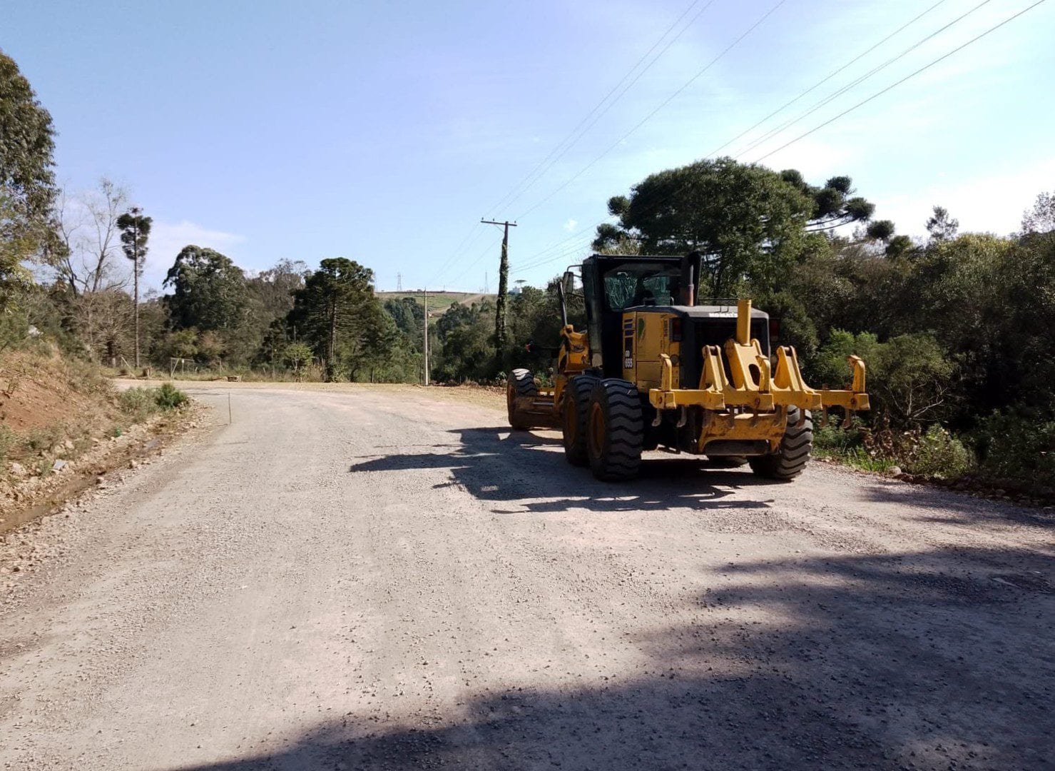 Farroupilha avança pavimentação na Estrada Luiz Carlos Pasa
