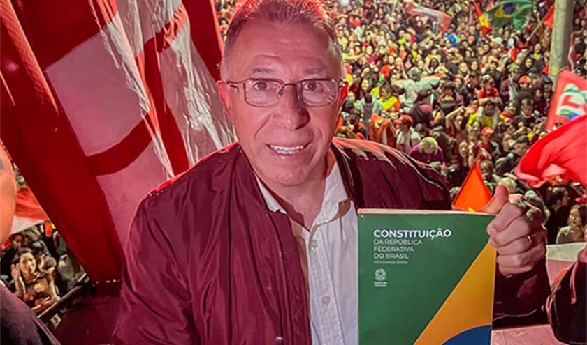 RESCALDO. Petista Valdeci Oliveira destaca a participação de jovens, mulheres e idosos na vitória de Lula