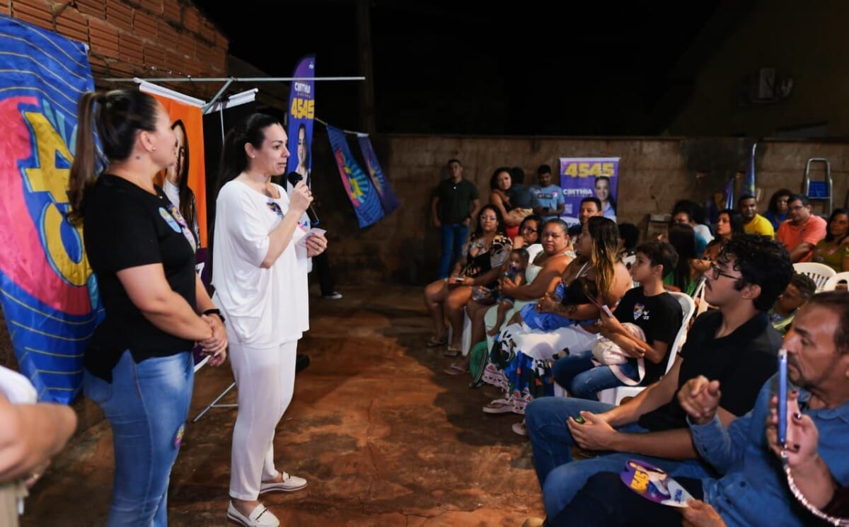 Cinthia Ribeiro fez duas reuniões políticas em Palmas nesta quinta-feira, 17