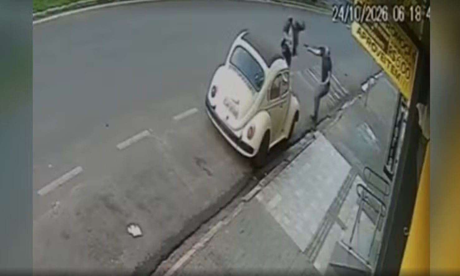 Policial militar de folga reage a tentativa de roubo e mata homem baleado em Presidente Epitácio