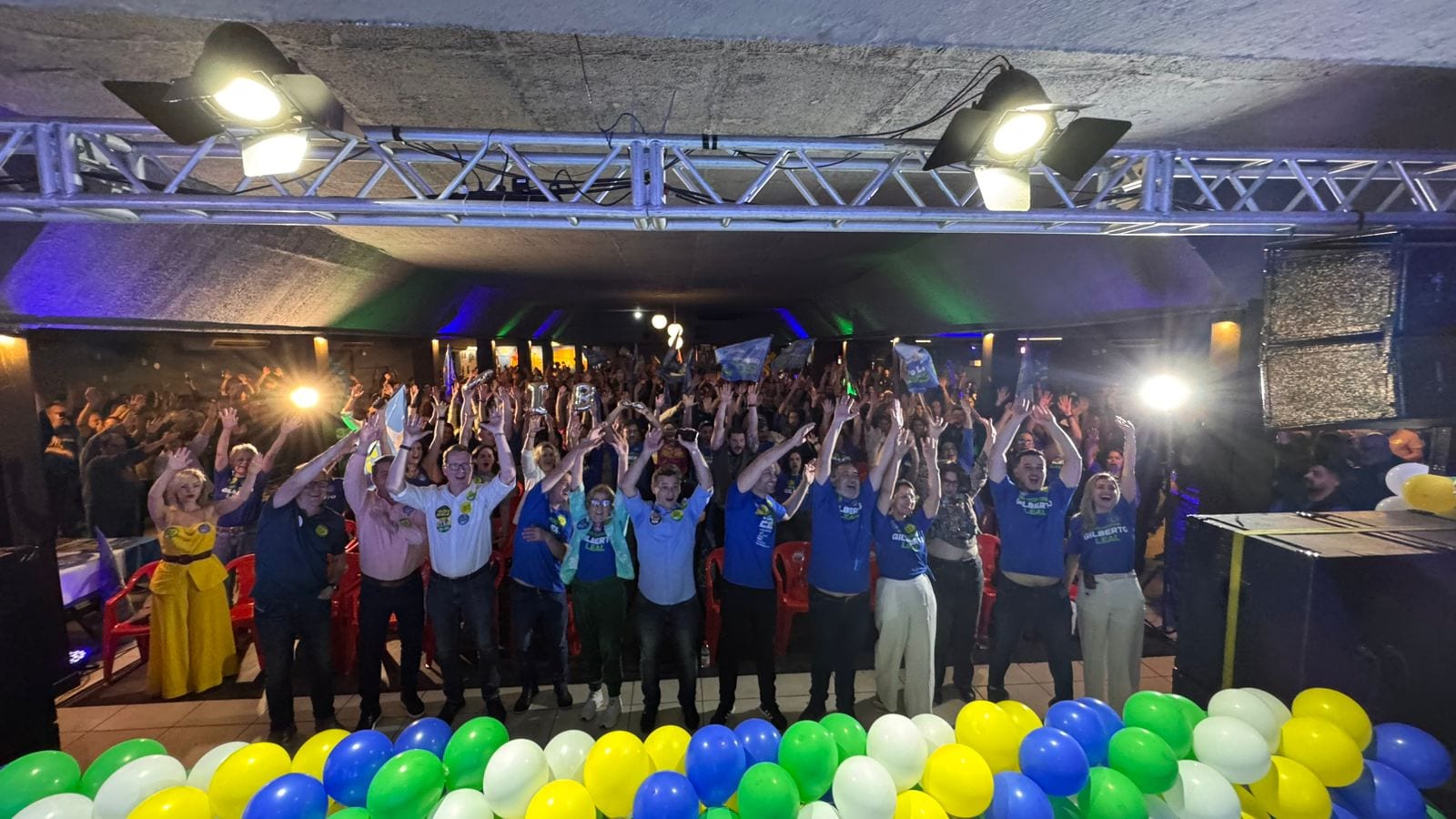 Gilberto Leal reúne cerca de mil pessoas em lançamento de candidatura a deputado estadual em Joinville