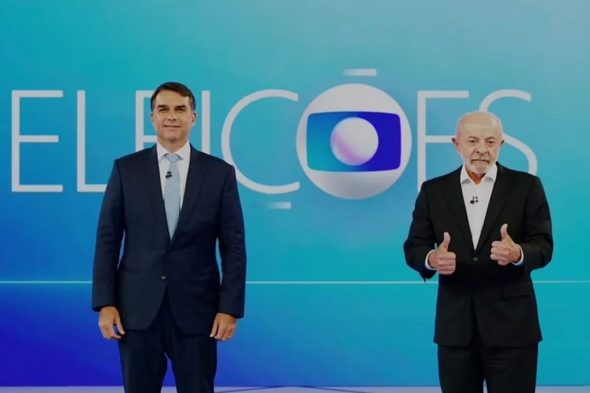 Debate da Globo: Lula e Flávio Bolsonaro discutem economia e SUS e trocam ofensas com ‘nove dedos’ e ‘miliciano’