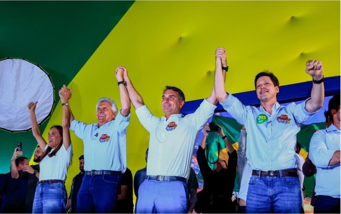Brasil / Estados / Goiás / Eleições 2026 / 2º Turno / Presidente: Daniel Vilela e Caiado anunciam apoio a Flávio Bolsona
