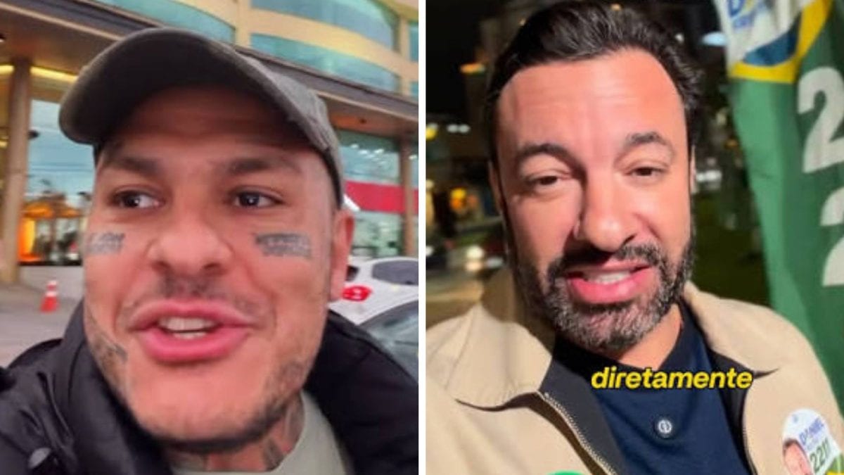 Influenciador critica quantidade de bandeiras de políticos nas ruas e é rebatido por candidato em SC; mas afinal, qual a