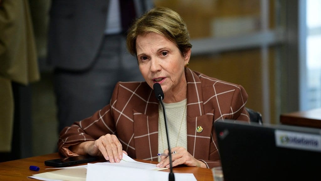 Tereza Cristina critica apoio do União Brasil e PP à reeleição de Alcolumbre no Senado