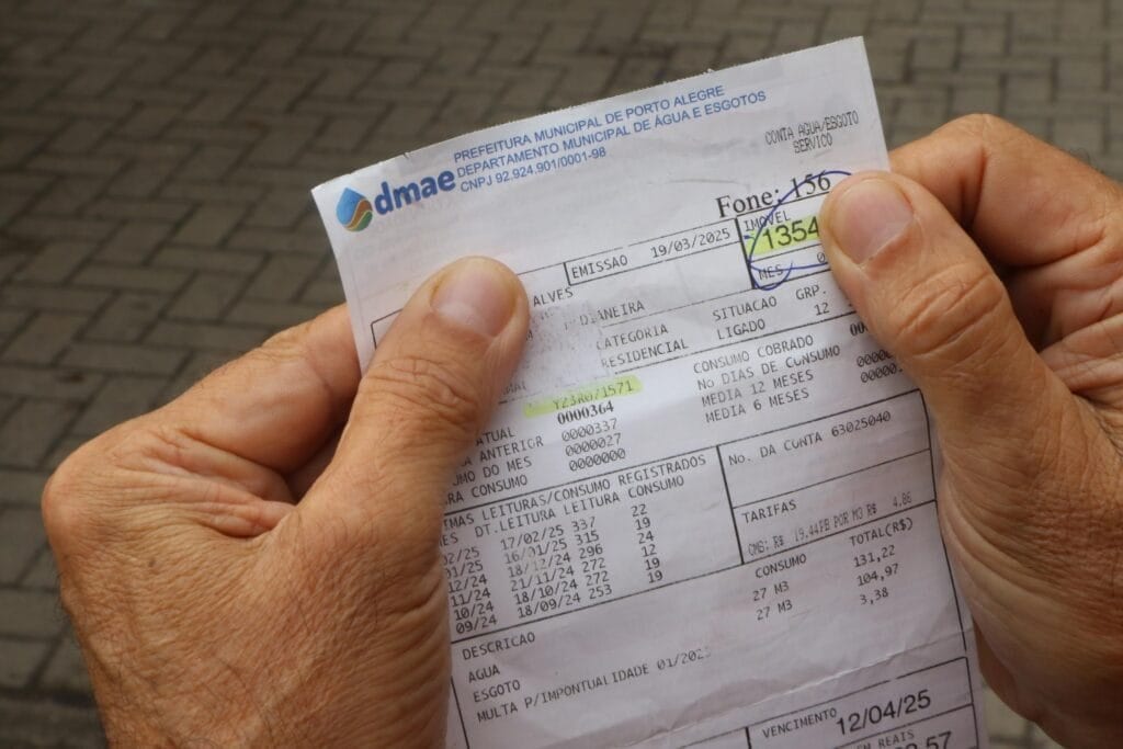 Desconto na conta de água: veja como pedir a tarifa social do Dmae e quais documentos apresentar