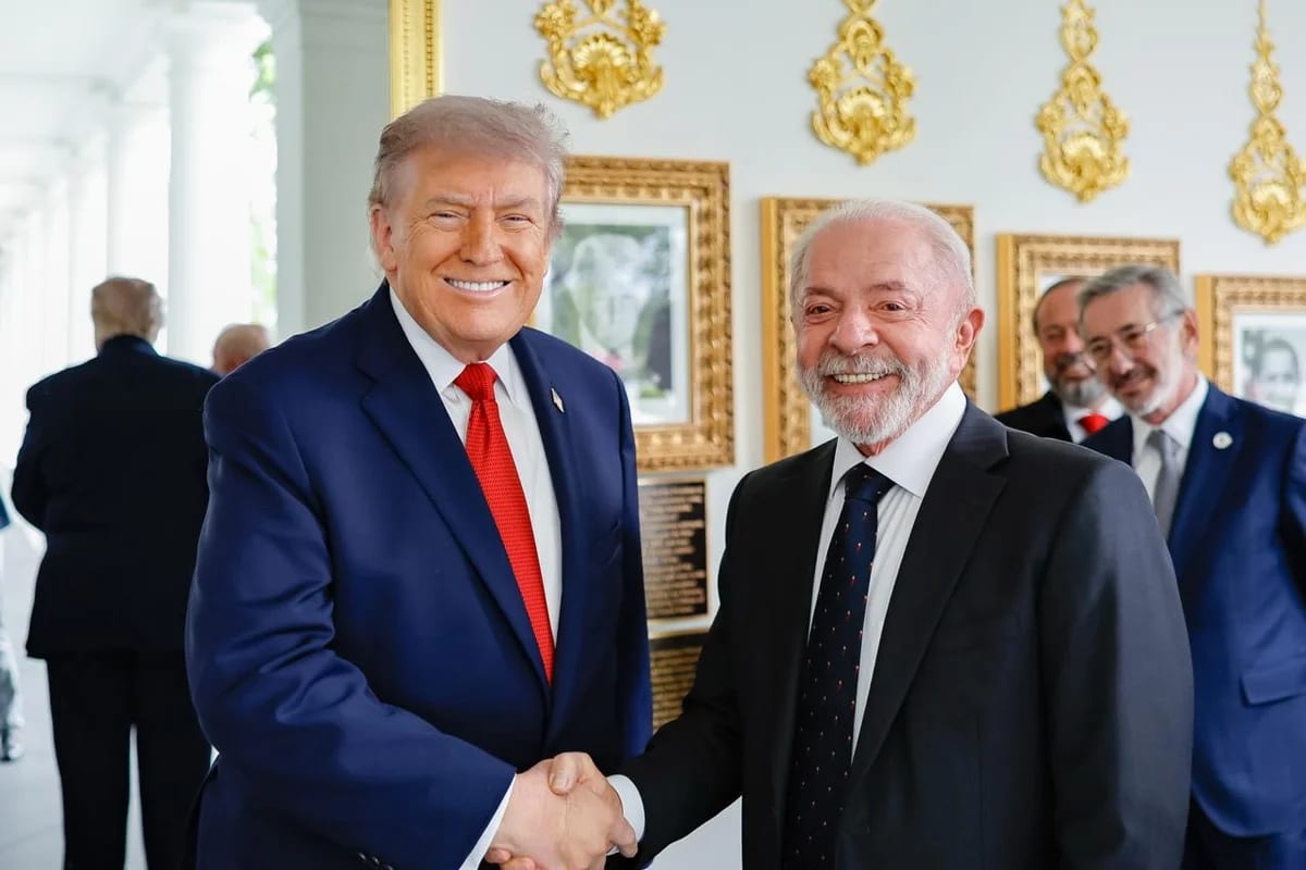 Trump falou sobre as eleições do Brasil em ligação com Lula em 21/8