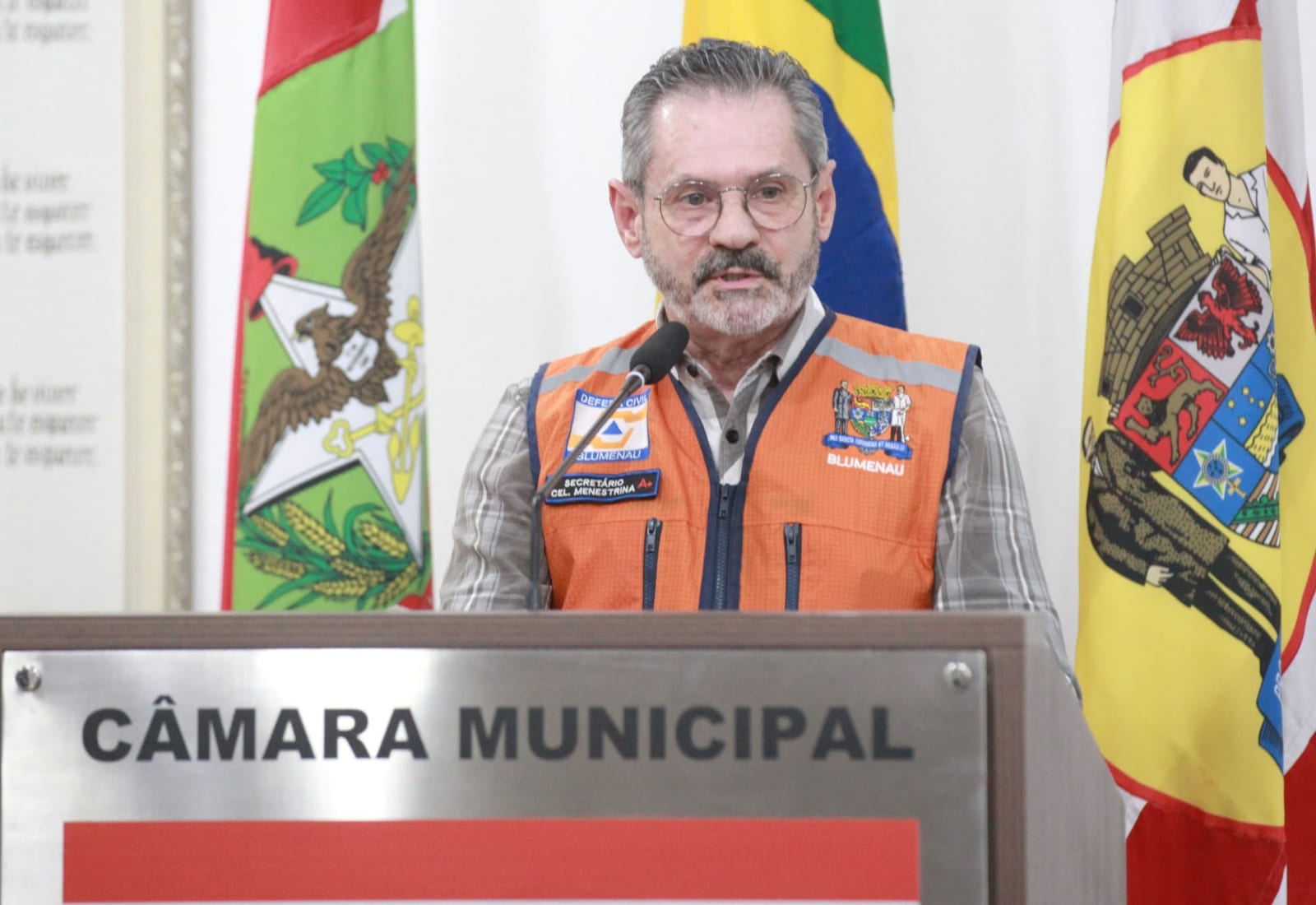 Rubens Serpa convoca secretário de Defesa Civil de Blumenau sobre prevenção ao El Niño