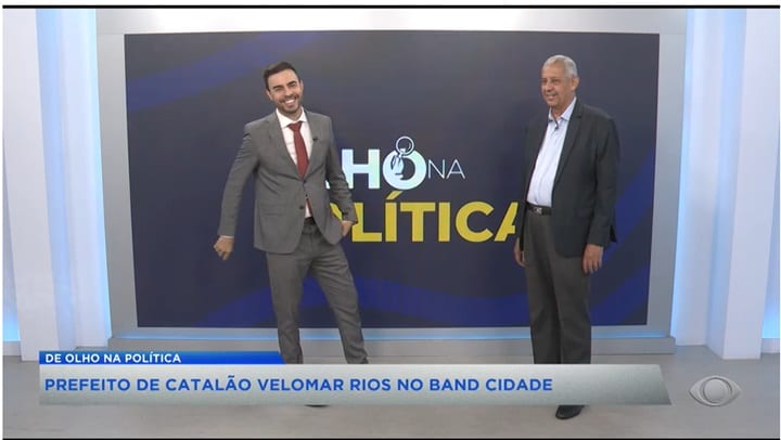 Velomar promove Catalão na TV Band e anuncia festa de 167 anos
