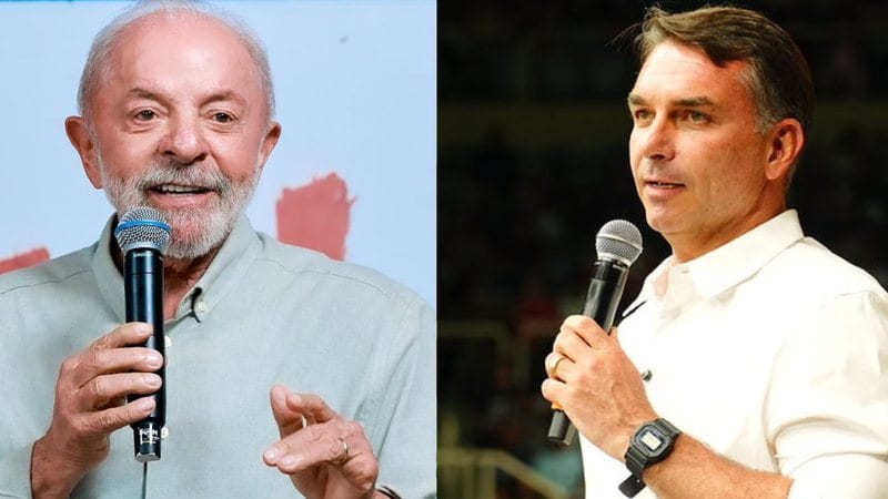 Datafolha: Flávio Bolsonaro tem 51% e Lula, 49%. Distância cai dois pontos