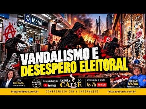 Agora, ao vivo, PT promove vandalismo na Paulista para ampliar votação de Lula