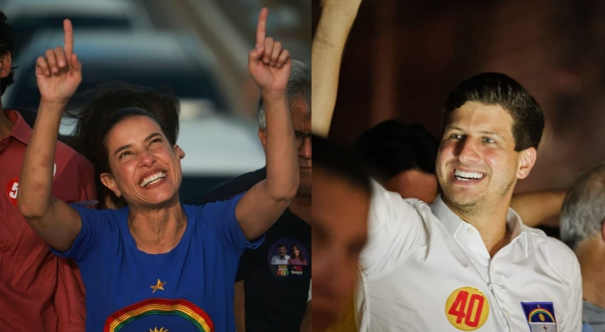 Divisão força de Raquel e João a partir dos votos