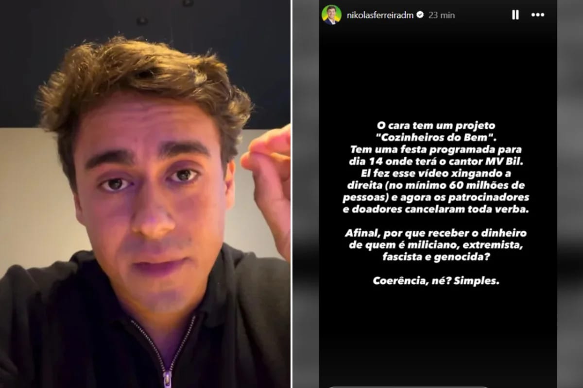 Nikolas ironiza perda de doações de projeto que distribui comida no RS