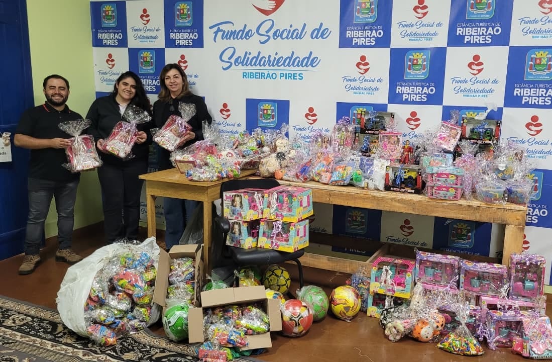 Campanha do Dia das Crianças mobiliza comunidade em Ribeirão Pires e encerra arrecadação de brinquedos