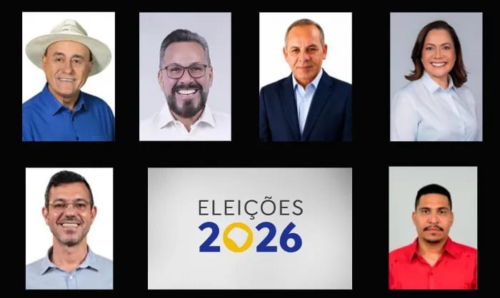 Seis candidatos disputam o governo do Acre em 2026