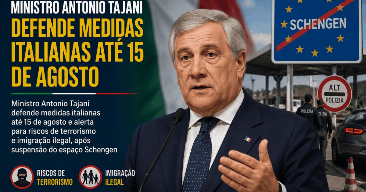Itália chama controles espanhóis de "inaceitáveis" e mantém suspensão de Schengen até 15 de agosto