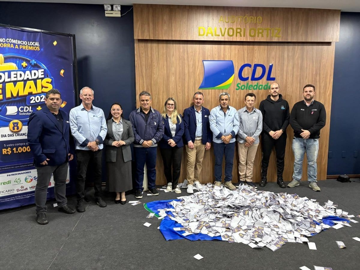 Campanha Soledade é Mais sorteia cinco vale-compras de R$ 1 mil em alusão ao Dia das Crianças