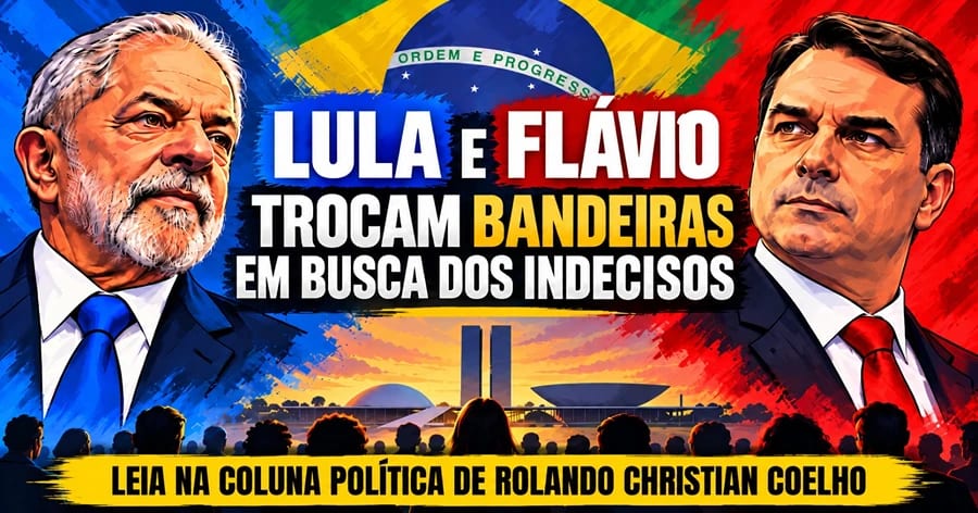 Rolando Christian Coelho | Lula e Flávio trocam bandeiras para conquistar indecisos