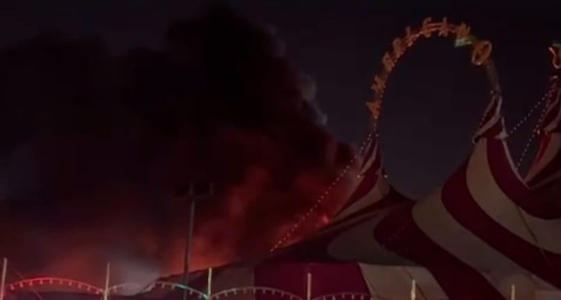 Incêndio atinge circo em Belém e gera momentos de pânico entre espectadores