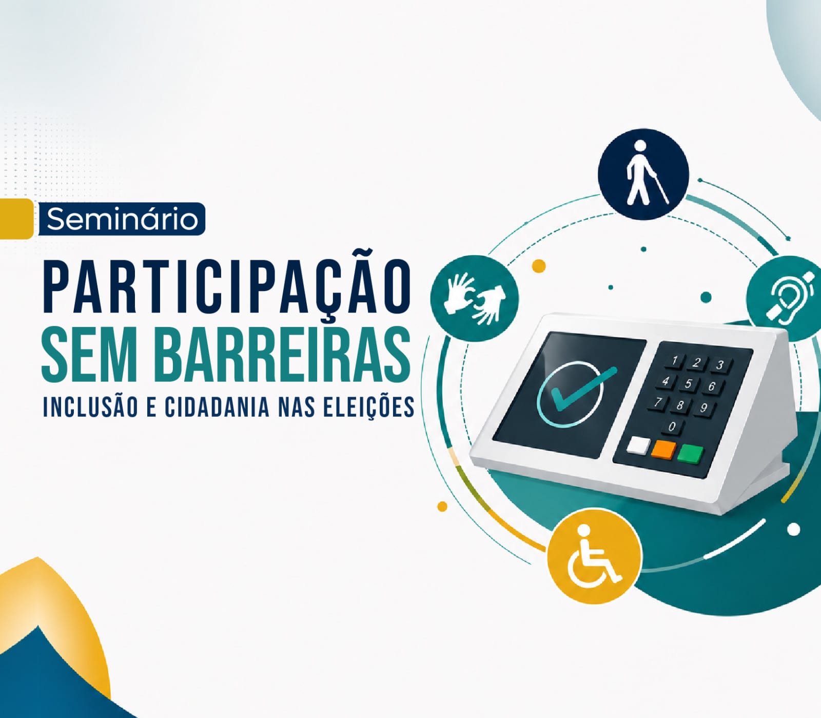 MPSE fará seminário sobre acessibilidade e eleições em 21/9