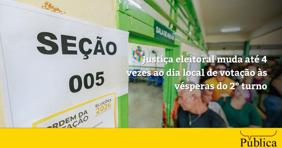 Justiça eleitoral muda até 4 vezes ao dia local de votação às vésperas do 2° turno