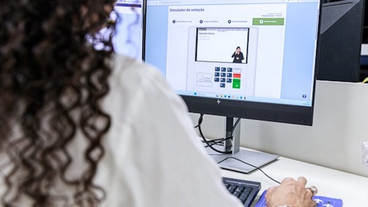 Simulador de urna permite treinar voto online antes das eleições