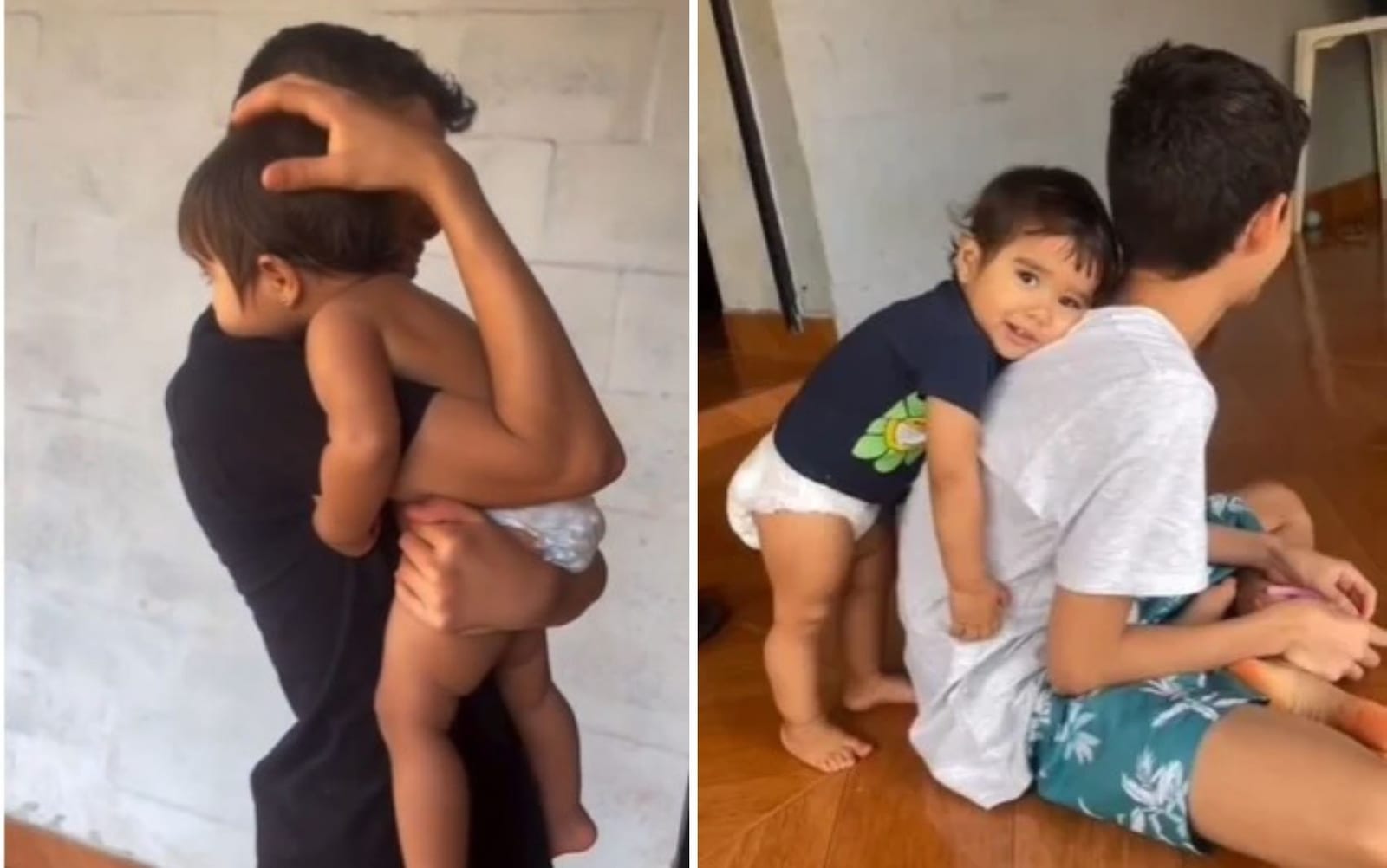 Vídeo com momentos de carinho entre menina de 3 anos e irmão adolescente emociona em Goiás: ‘Encontro de almas’