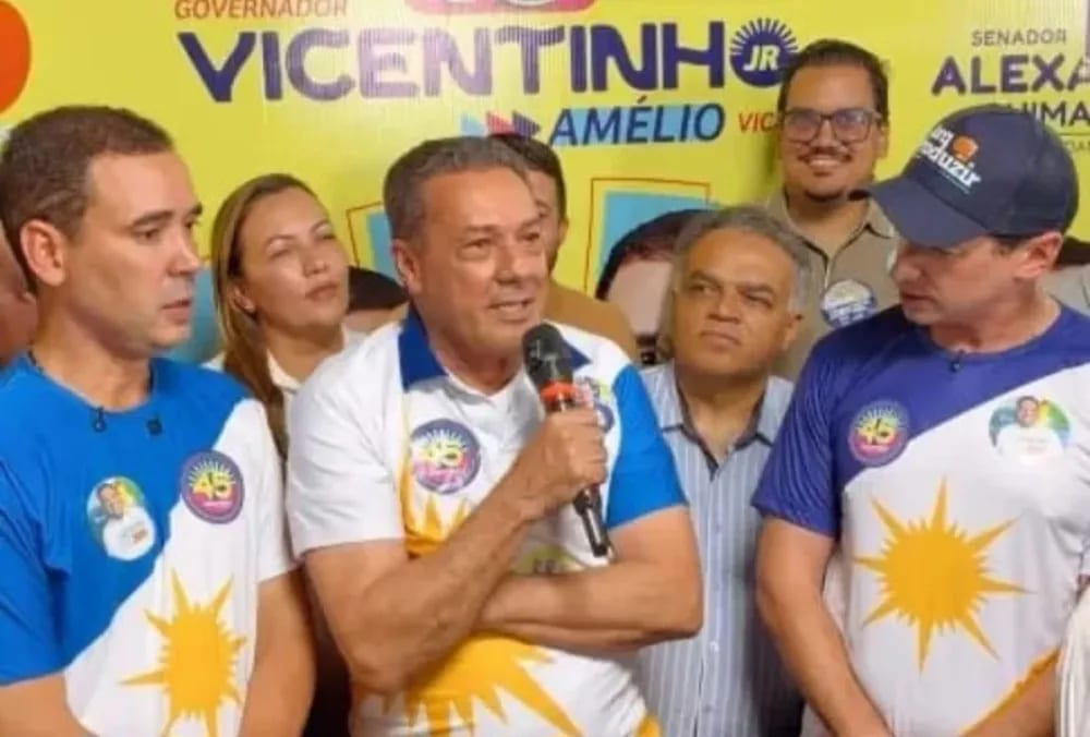 Vicentinho Júnior anuncia apoio a Vanderlei Luxemburgo ao Senado e completa chapa tucana.