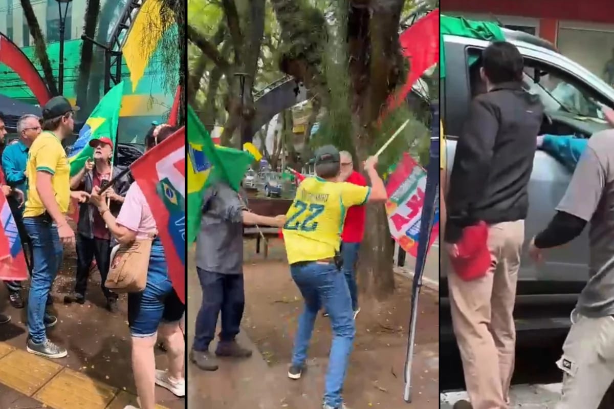 Desentendimento entre apoiadores de Lula e Flávio termina com idosos agredidos em Santa Cruz do Sul