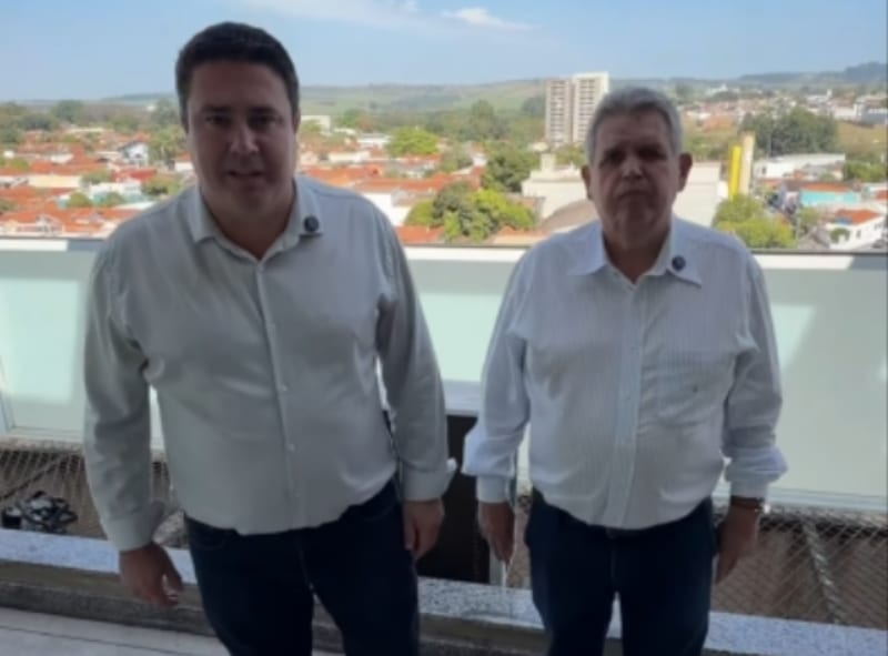 Prefeito Claudemir Borges e vice Xuxu parabenizam Leme pelos 131 anos