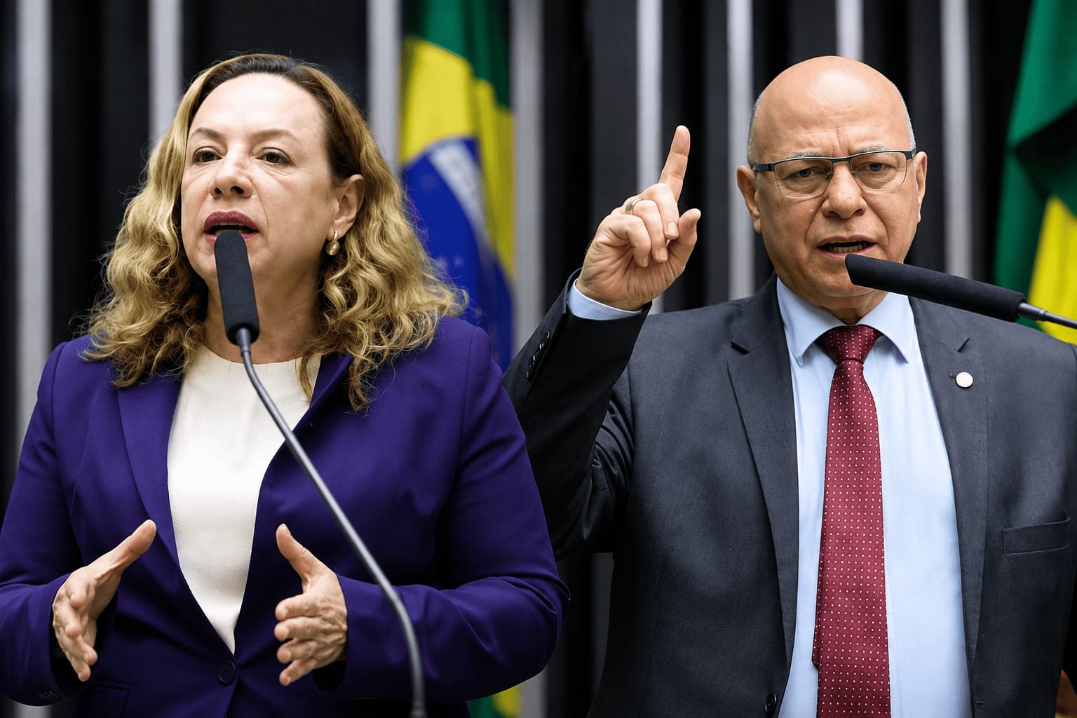 Professor Alcides e Delegada Adriana Accorsi lideram votação para deputado federal em Aparecida de Goiânia