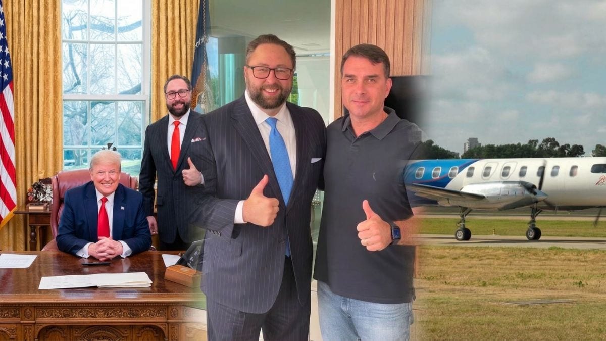 Jato da fuga de Flávio Bolsonaro foi pago por broker nos EUA