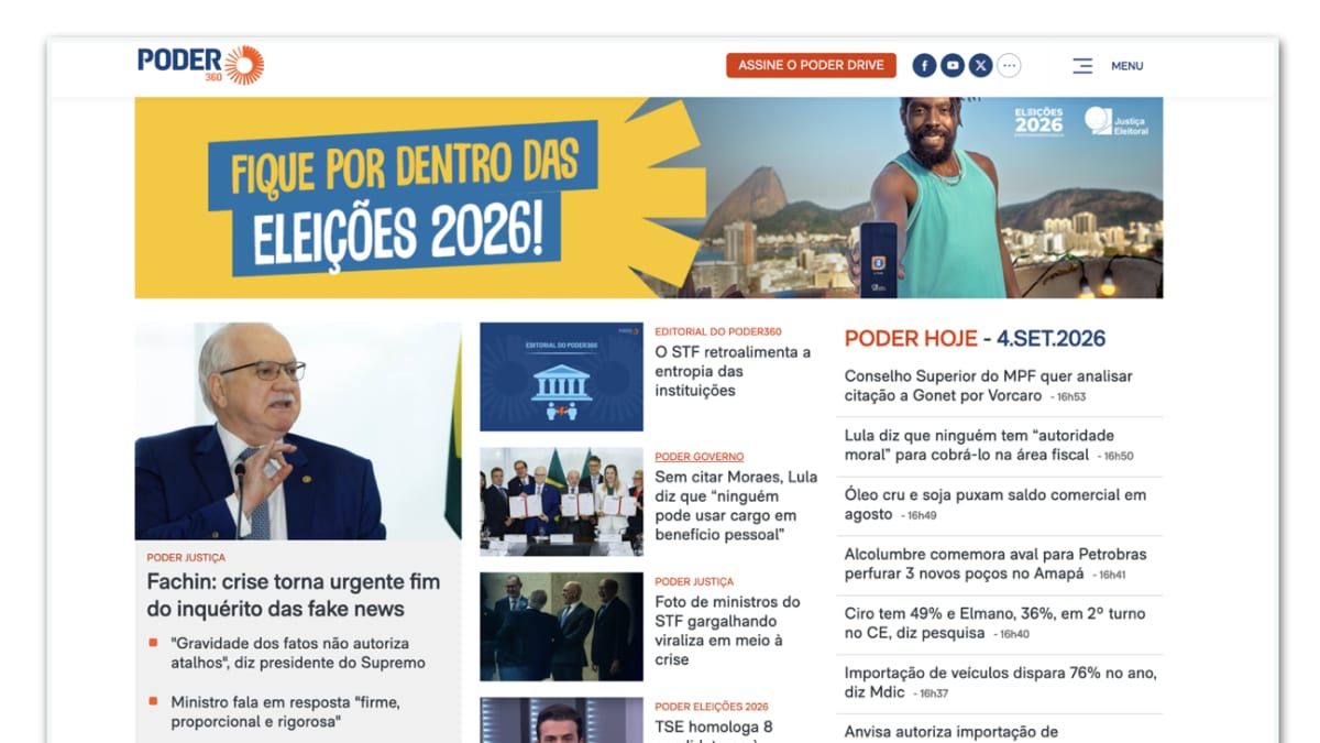 Poder360 divulga gratuitamente campanha institucional do TSE