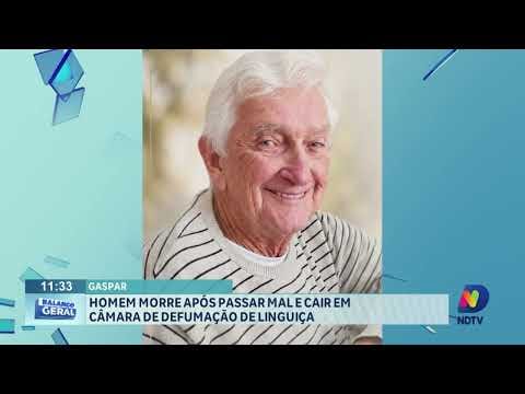 Gaspar: homem morre após passar mal e cair em câmara de defumação de linguiça.
