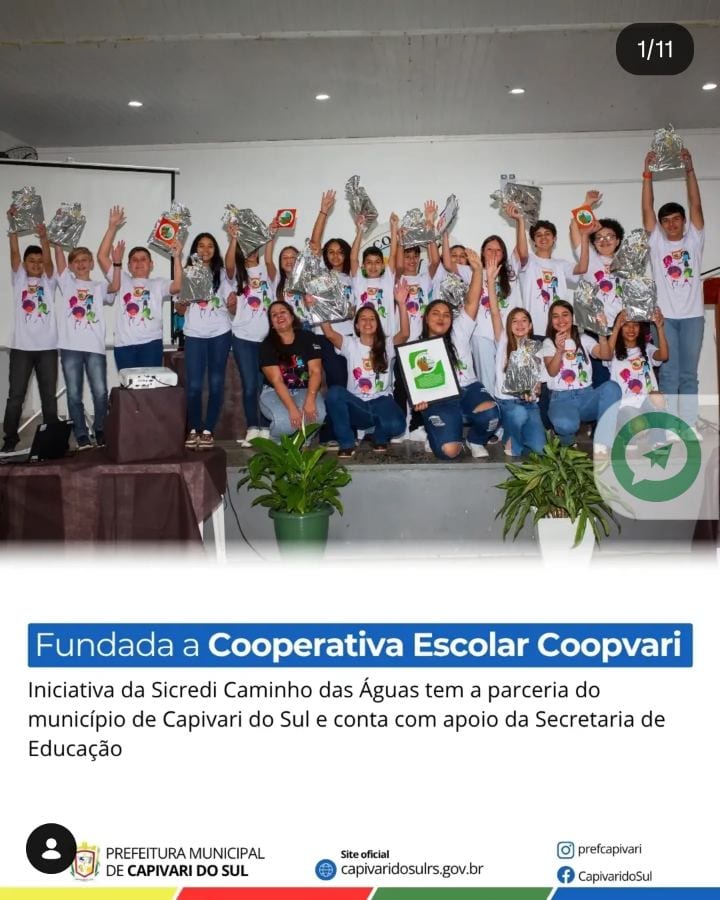 Ocorreu na noite desta segunda-feira, 26 de outubro, a Assembleia Geral de Fundação da Coopvari – Cooperativa Escolar, e