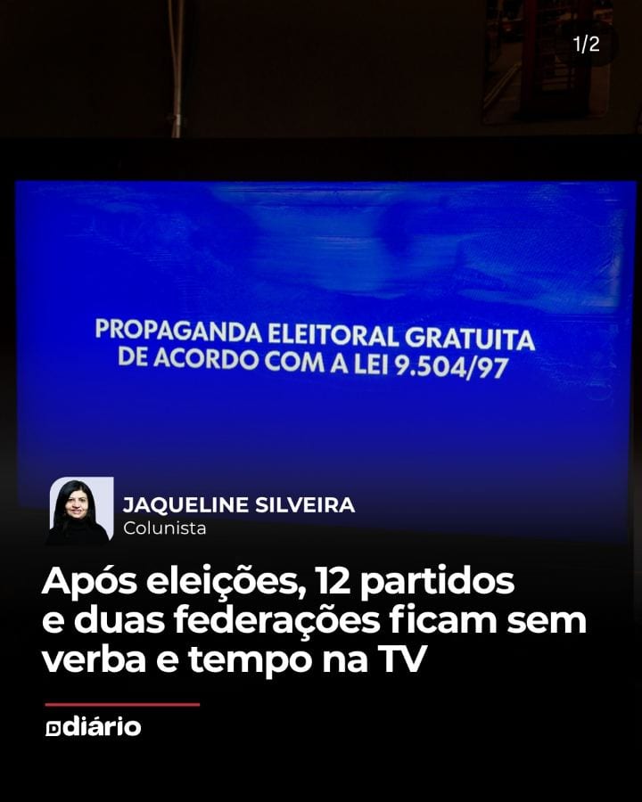 12 partidos e 2 federações não atingiram cláusula; perdem Fundo e rádio/TV