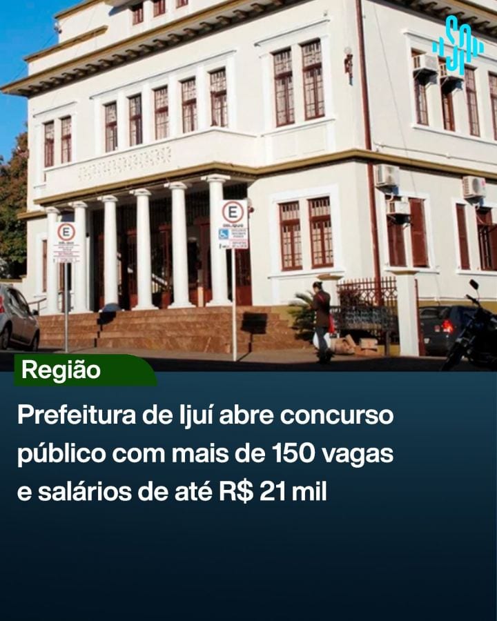 A Prefeitura de Ijuí, abriu concurso público para o preenchimento de vagas em diferentes áreas da administração municipa