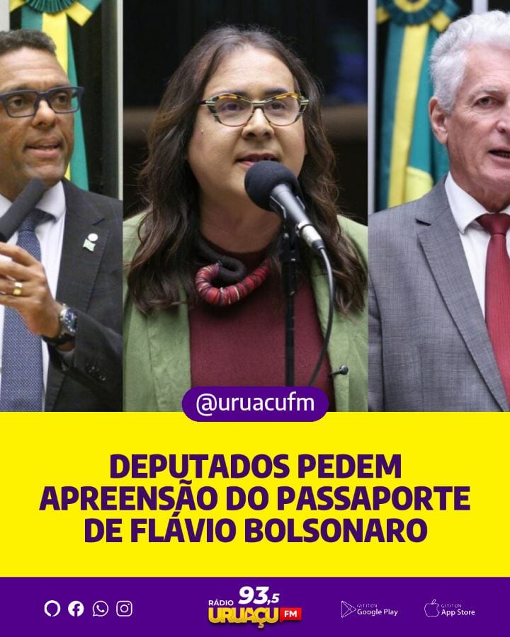Ao menos três deputados federais anunciaram iniciativas para apreender o passaporte do senador Flávio Bolsonaro (PL-RJ)