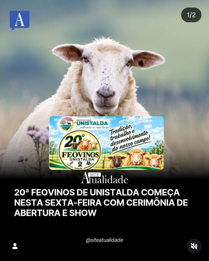 UNISTALDA HOJE – | Começa nesta sexta-feira, 30 de outubro, a 20ª edição da Feovinos, promovida pela Prefeitura de Unist